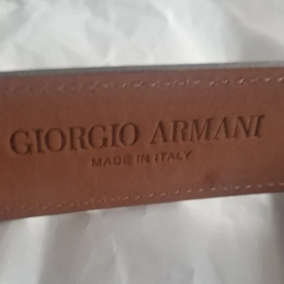 NWOT🌷Armani Leather/Skin Belt - 42/105cm - Picture 5 of 5